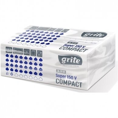 Paper towels with sheets Super 150V compact Paper towels with sheets Super 150V compact